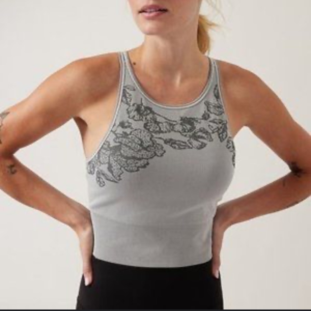 Athleta Aurora High Neck Tank Top